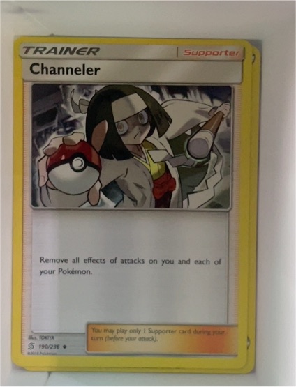 2019 Pokémon Unified Minds #190 Channeler — front