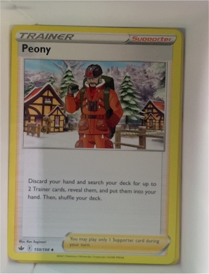 2021 Pokémon #150 Peony — front