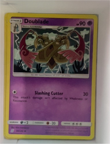 2019 Pokémon SM Unified Minds #94 Doublade — front