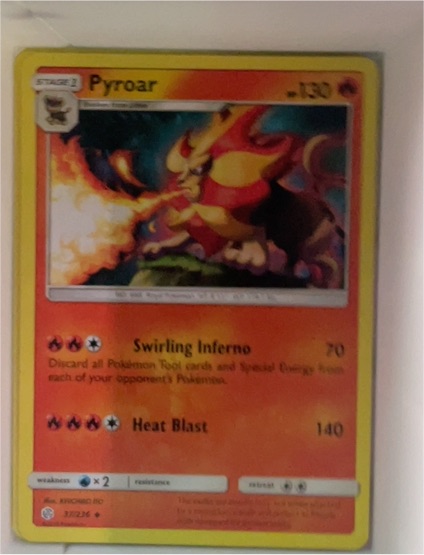 2021 Pokemon Cosmic Eclipse #37 Pyroar — front