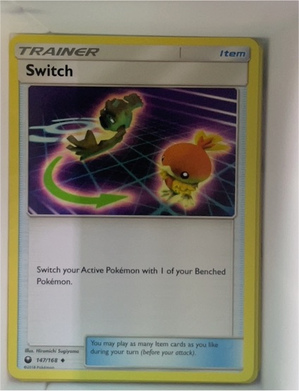 2018 Pokémon Sun & Moon Celestial Storm #147 Switch — front