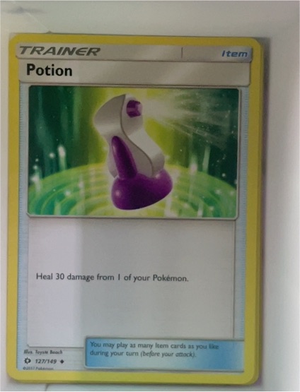2017 Pokémon Sun & Moon #127 Potion — front