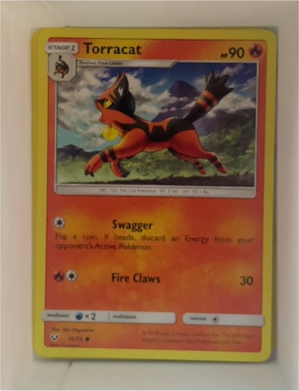 2017 Pokémon TCG Shining Legends #16 Torracat — front