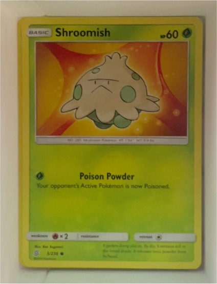 2019 Pokemon Sun & Moon Unified Minds #5 Shroomish — front