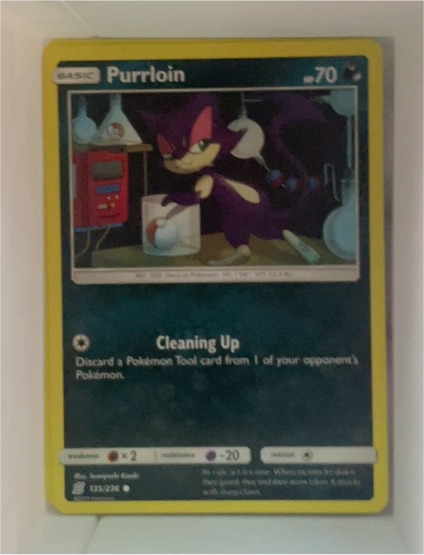 2020 Pokemon #135 Purrloin — front