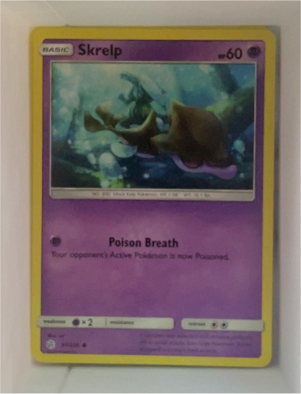 2017 Pokémon Sun & Moon Cosmic Eclipse #91 Skrelp — front