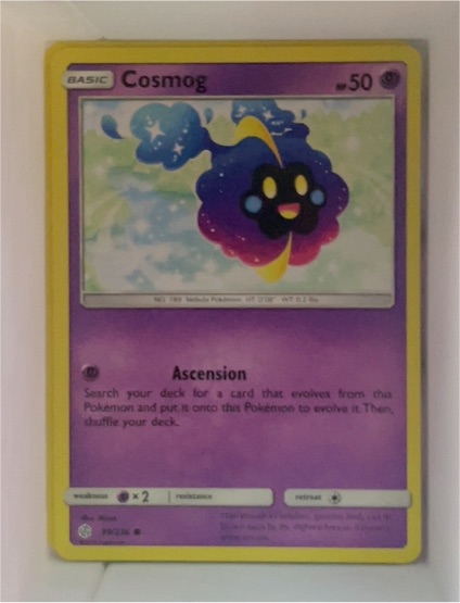 2019 Pokémon Sun & Moon Cosmic Eclipse #99 Cosmog — front