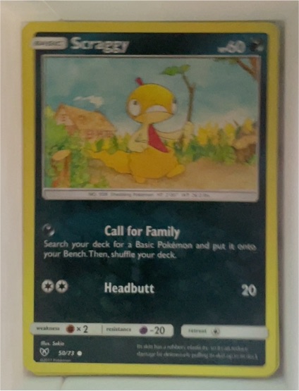 2017 Pokemon Shining Legends #50 Scraggy — front