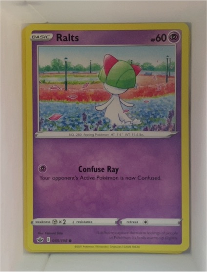 2021 Pokémon Chilling Reign #059 Ralts — front