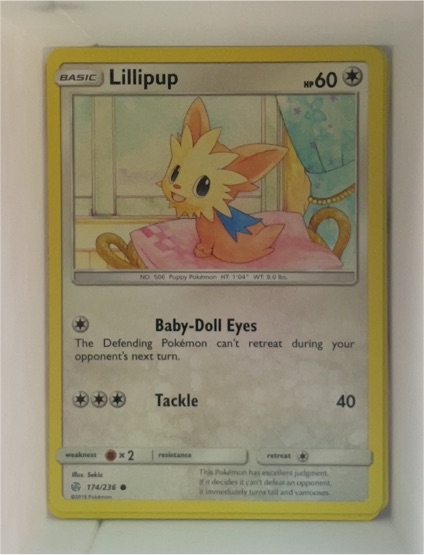 2019 Sun & Moon Cosmic Eclipse #174 Lillipup — front