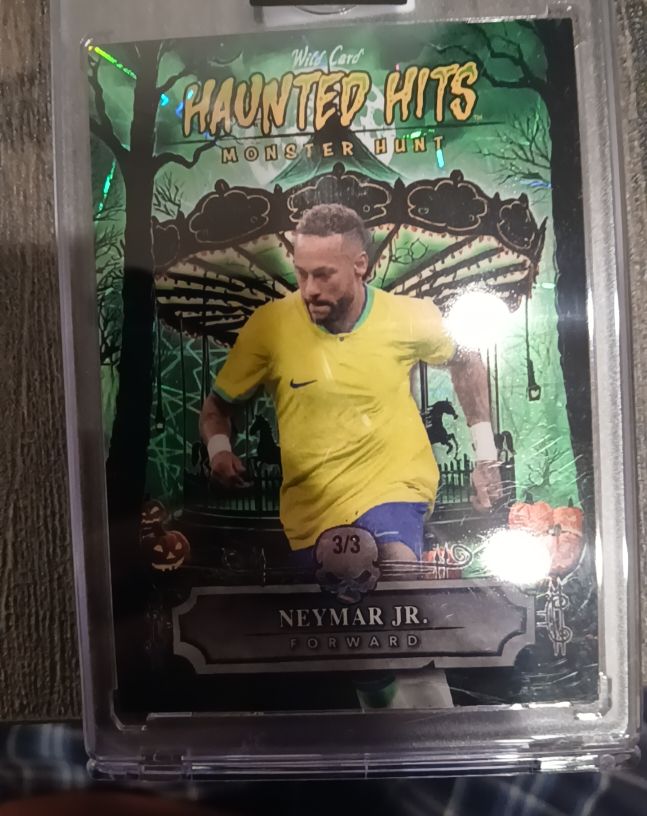 2025 Wild Card Haunted Hits Monster Hunt #3/3 Neymar Jr. — front