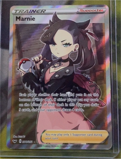 2020 Pokémon Sword & Shield #200 Marnie — front