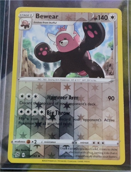 2020 Pokémon Rebel Clash #150 Bewear — front
