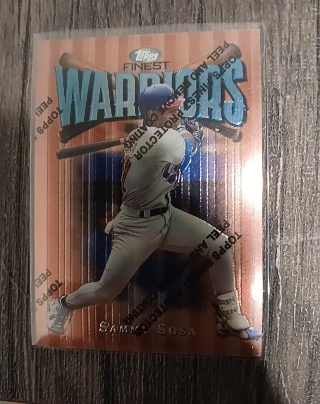 1997 Topps Finest #20 Sammy Sosa — front