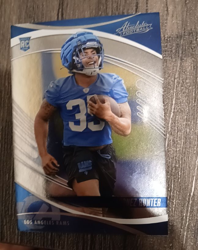 2025 Panini Absolute Football #136 Jarquez Hunter — front