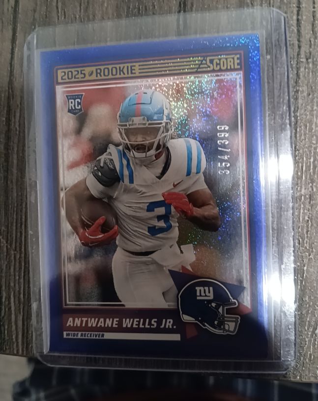 2025 Panini Score #67 Antwane Wells Jr. — front