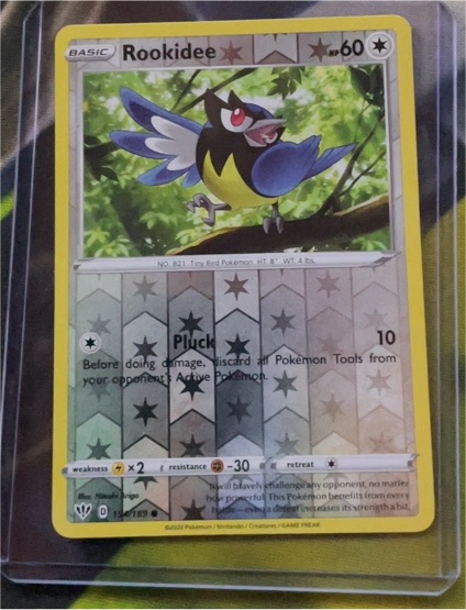 2020 Pokémon Darkness Ablaze #154 Rookidee — front