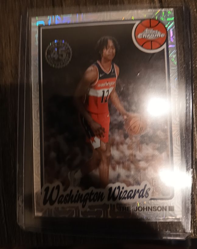 2025-26 Topps Chrome #TC-TJ Tre Johnson III — front