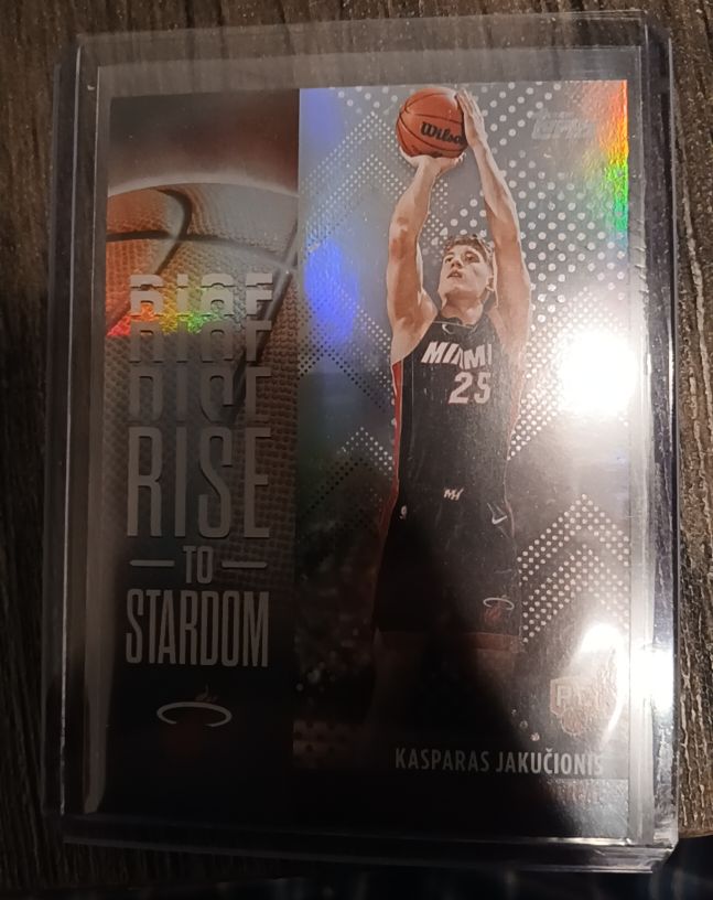 2025-26 Topps #RTS-20 Kasparas Jakucionis Rise to Stardom — front