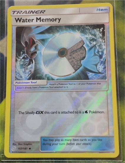 2019 Pokémon Sun & Moon Team Up #157 Water Memory — front