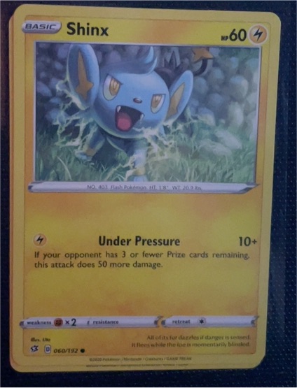 2020 Pokémon Sword & Shield Rebel Clash #060 Shinx — front