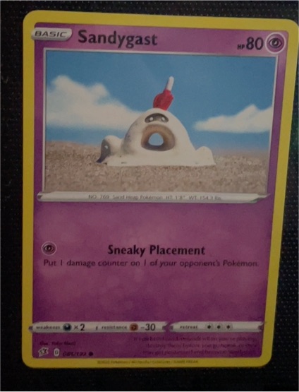 2020 Pokémon Rebel Clash #81 Sandygast — front