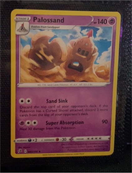 2020 Pokémon Rebel Clash #082 Palossand — front