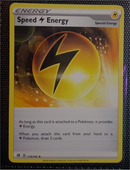2020 Pokémon Rebel Clash #173 Speed L Energy — front