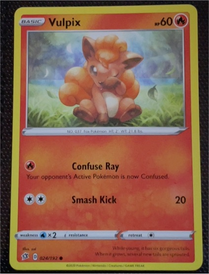 2020 Pokémon Rebel Clash #24 Vulpix — front