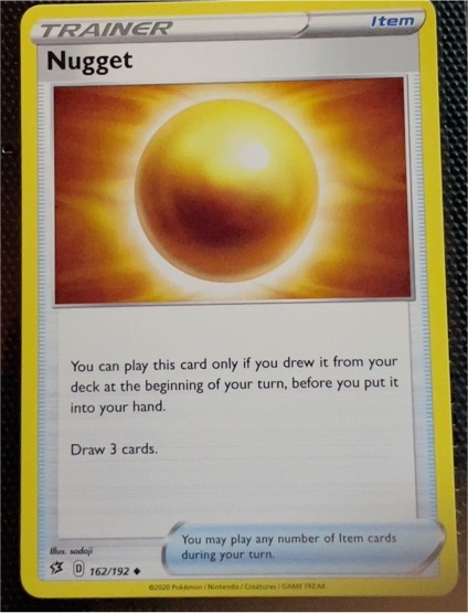 2020 Pokémon Rebel Clash #162 Nugget — front