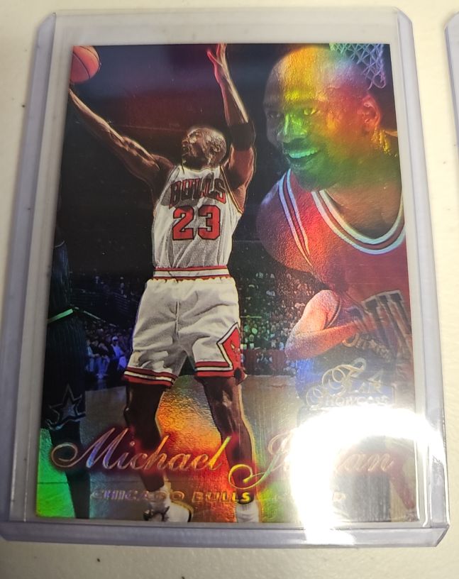 1997-98 Flair Showcase #1 Michael Jordan Chicago Bulls — front