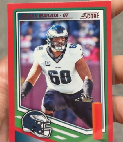 2025 Panini Score #129 Jordan Mailata — front