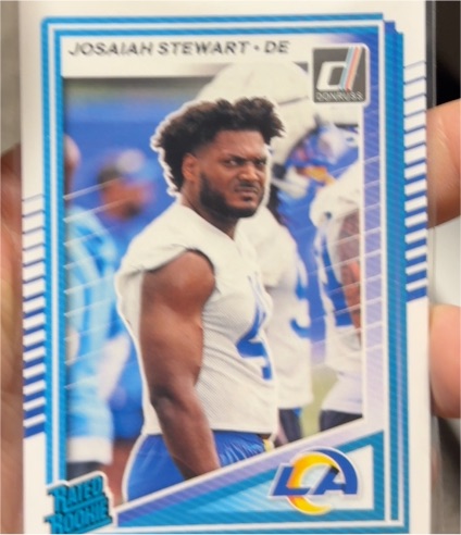 2025 Donruss #376 Josaiah Stewart — front