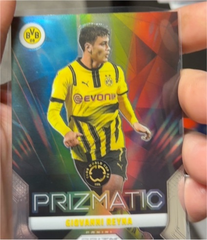 2025 Panini Prizm FIFA Club World Cup Prizmatic #5 Giovanni Reyna — front