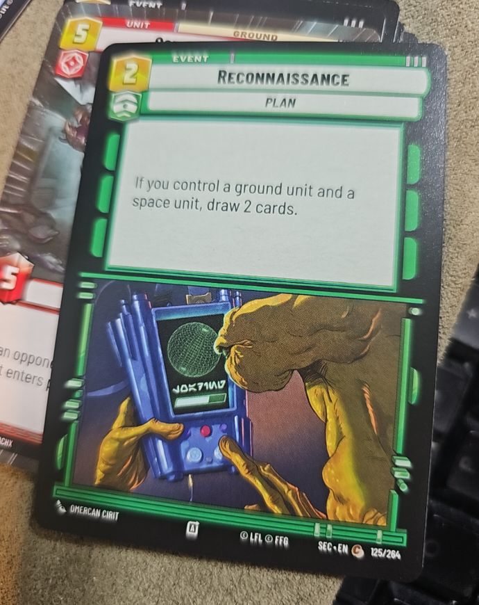 2023 Star Wars Unlimited Secrets of Power #125 Reconnaissance — front