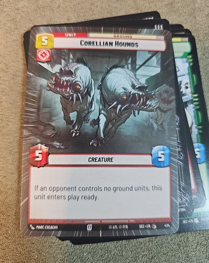 Star Wars Unlimited Secrets of Power #434 Corellian Hounds — front