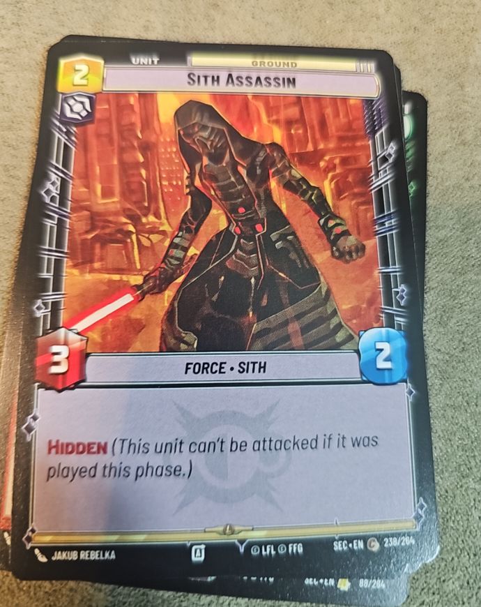 2024 Star Wars Unlimited #238 Sith Assassin — front