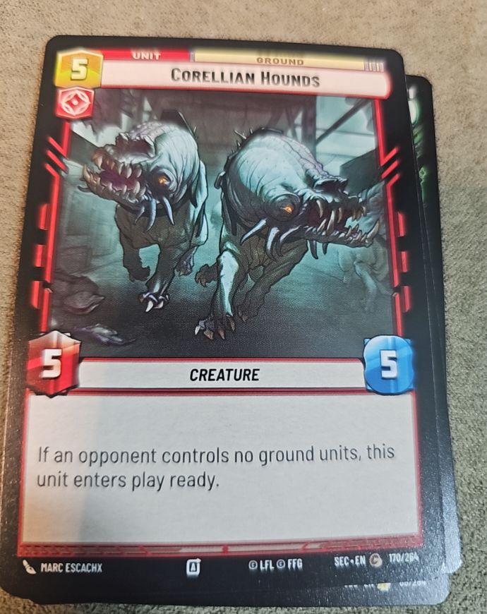 Star Wars Unlimited #170 Corellian Hounds — front