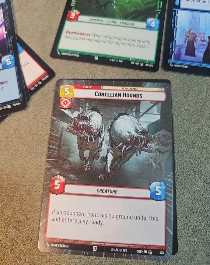 Star Wars Unlimited #434 Corellian Hounds — front