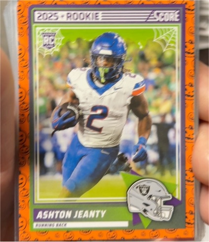 2025 Panini Score-A-Treat #14 Ashton Jeanty Rookie Las Vegas Raiders — front