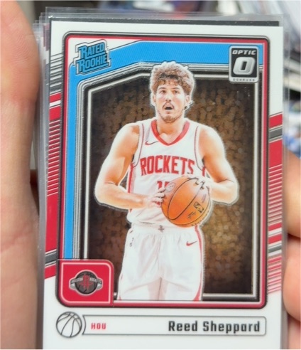 2024-25 Donruss Optic #255 Reed Sheppard — front