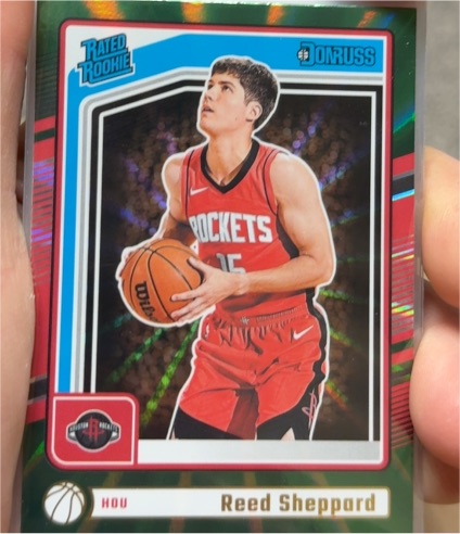 2024-25 Panini Donruss #202 Reed Sheppard — front