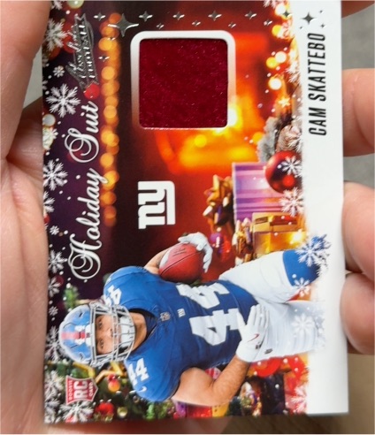 2025 Panini Absolute Holiday Suit #HS-CSO Cam Skattebo — front