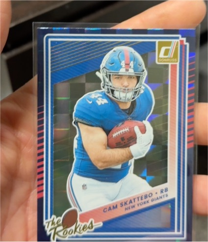 2025 Donruss The Rookies #19 Cam Skattebo — front