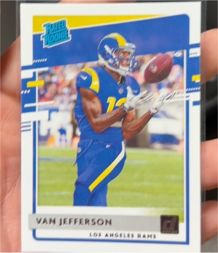 2020 Donruss #326 Van Jefferson — front