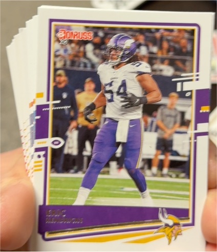 2020 Donruss #163 Eric Kendricks Minnesota Vikings — front