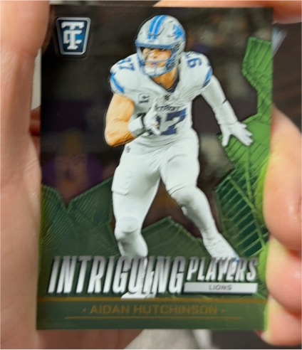 2024 Panini Totally Certified #3 Aidan Hutchinson Intriguing Players — front