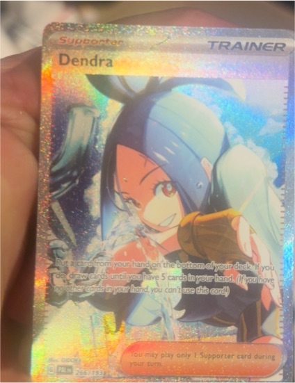 2023 Pokémon TCG Scarlet & Violet Paldea Evolved #266 Dendra — front