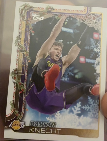 2025-26 Topps Holiday #H122 Dalton Knecht — front