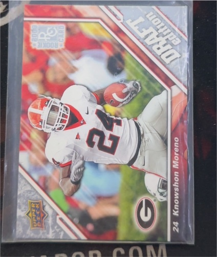 2009 Upper Deck Draft Edition #8 Knowshon Moreno — front